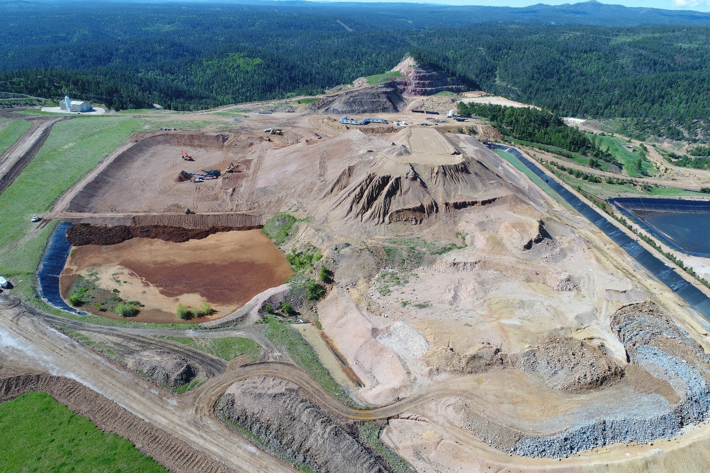 Contaminated Soil Remediation, Gilt Edge mine project, Deadwood, SD