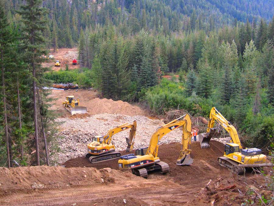 Clearing, Grading, and Earthwork at Legacy Copper Mine in Chelan, Washington