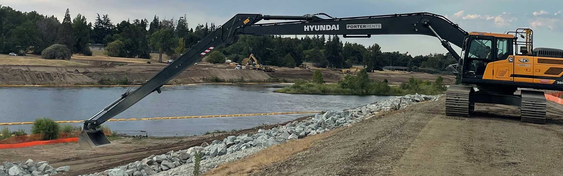 Erosion Control at Lower American River Site 2-1