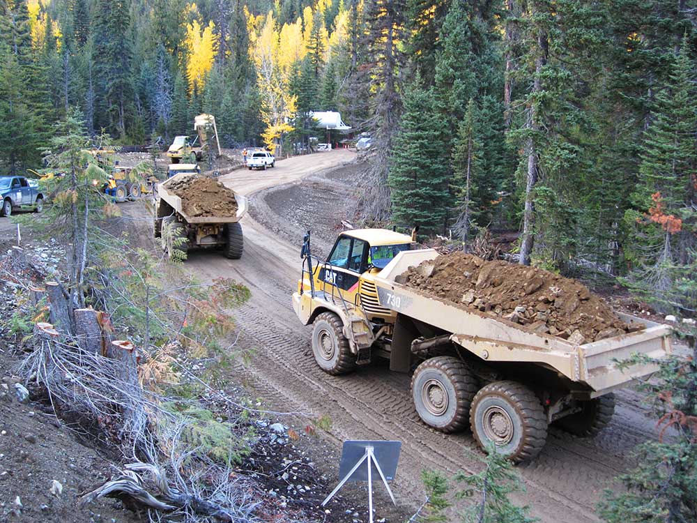 Legacy copper mine reclamation & slurry wall construction