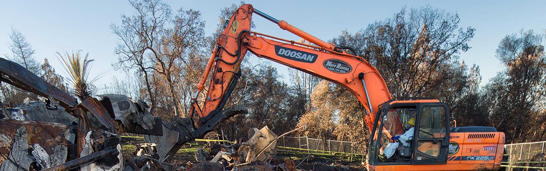 Wind Complex Fire Debris Removal