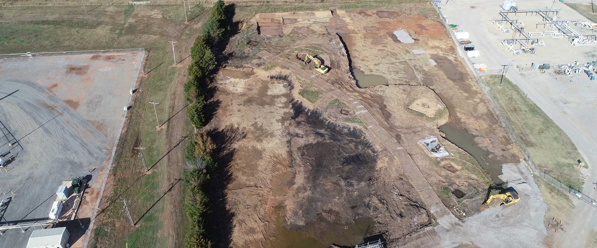 Cushing Industrial Site Waste Soil Remediation