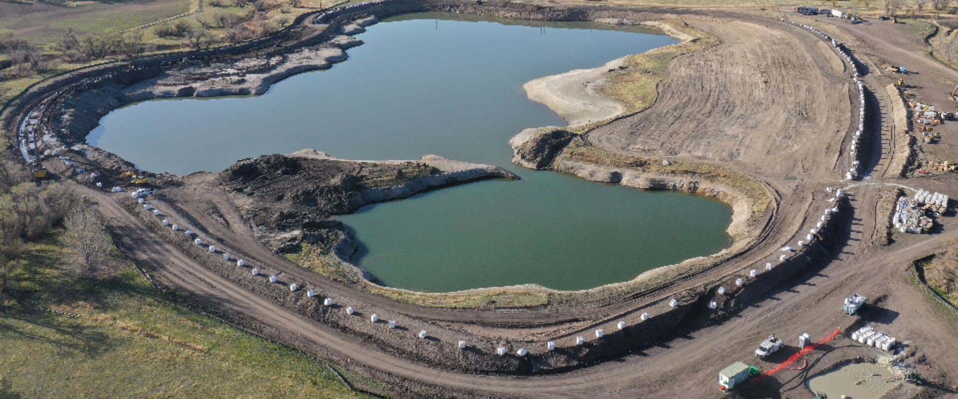 Walker Reservoir Groundwater Cutoff Wall Construction