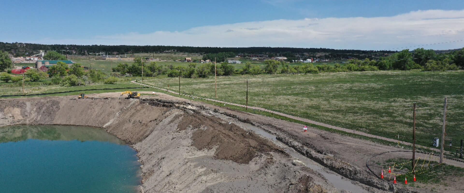 Walker Reservoir Groundwater Cutoff Wall Construction