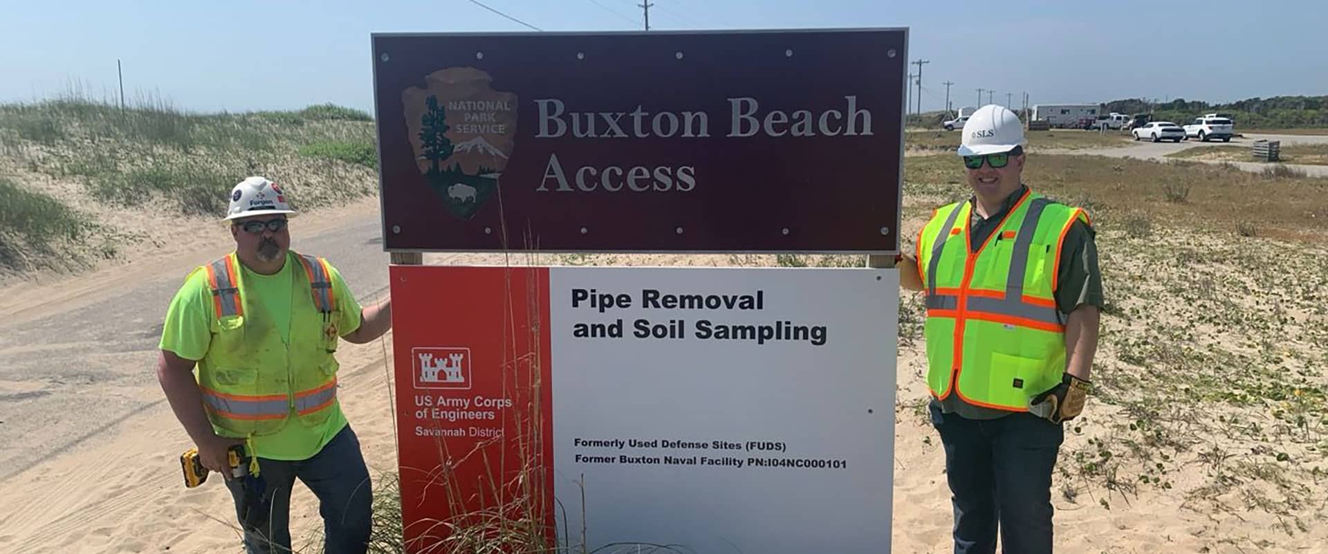 Former Buxton Naval Facility Small Diameter Pipe Removal and Soil Sample Collection