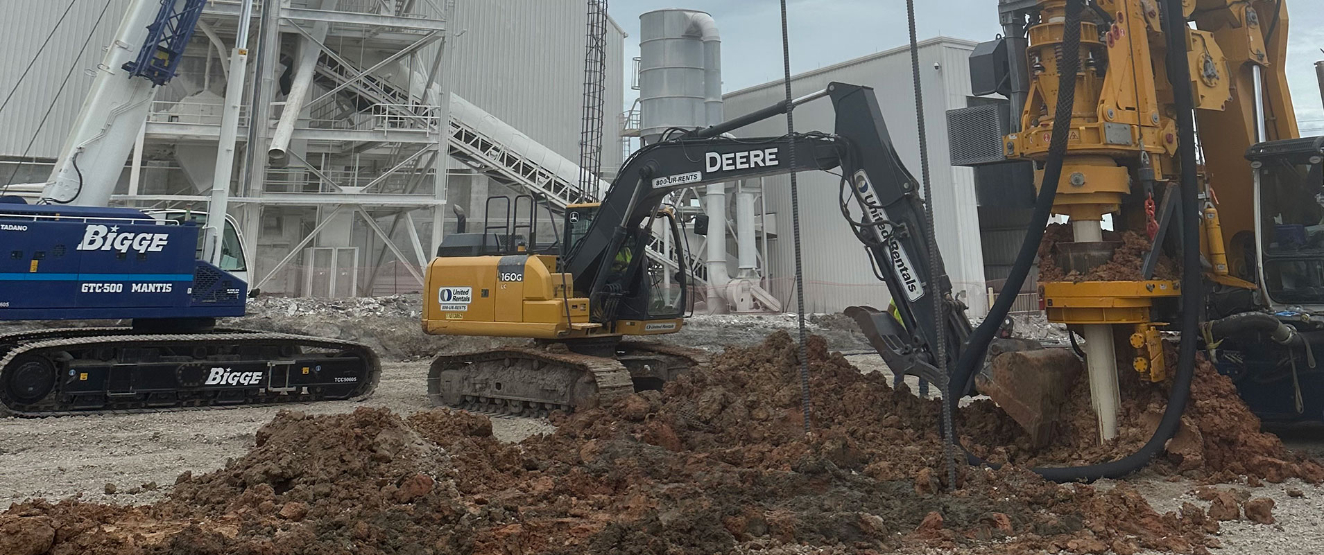 Cimsa America New Gray Grinding Plant Piling Works