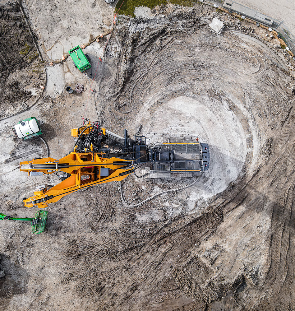 Channel Segment C, deep foundations by Forgen Geotechnical construction