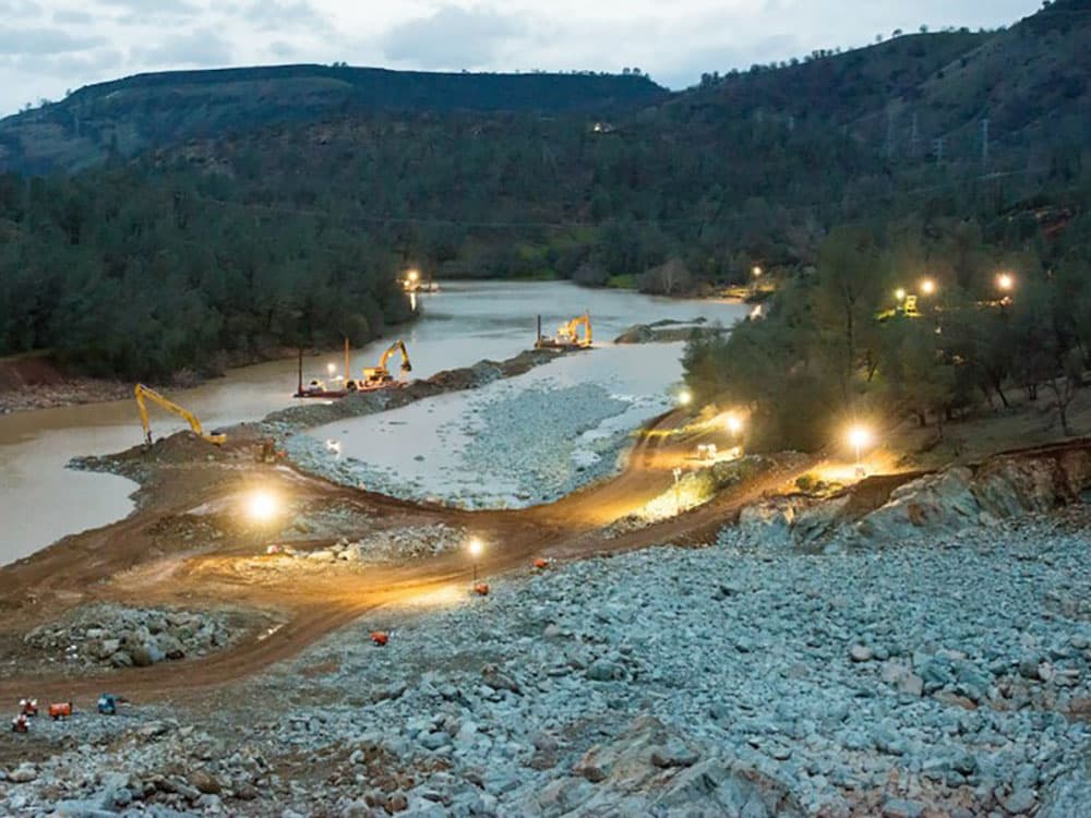 oroville dam sediment management