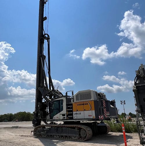 : Port Arthur LNG Site Preparation construction project site