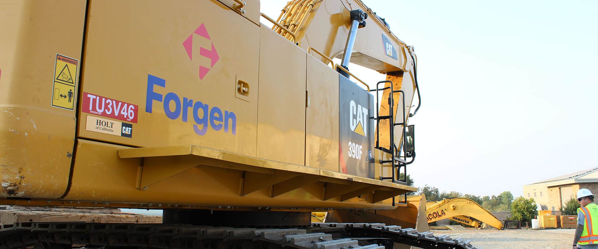 Forgen Heavy Civil construction project: Soil improvement for future clean energy facility.