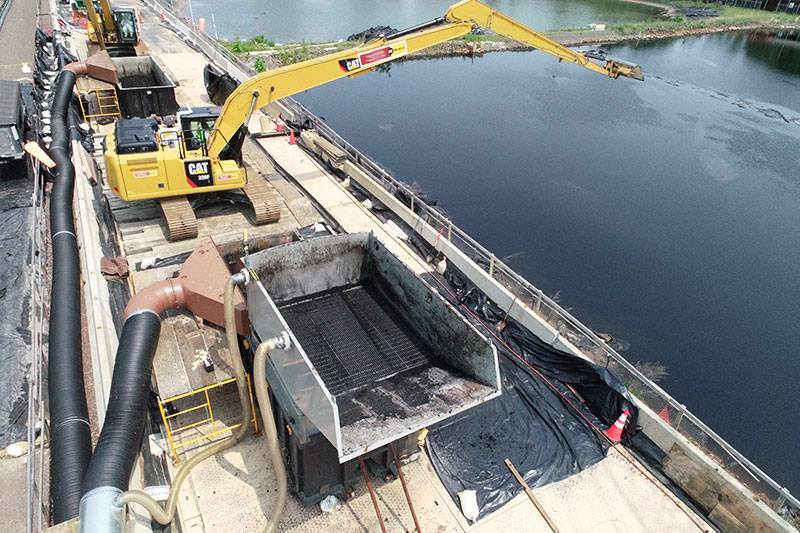 Acid Tar Impoundment Remediation at Legacy Industrial Site
