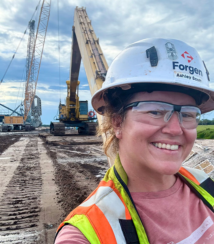 Ashley Scott, Forgen Quality Control Technician